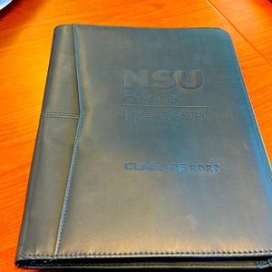 Nova Southeastern Faux Leather Binder